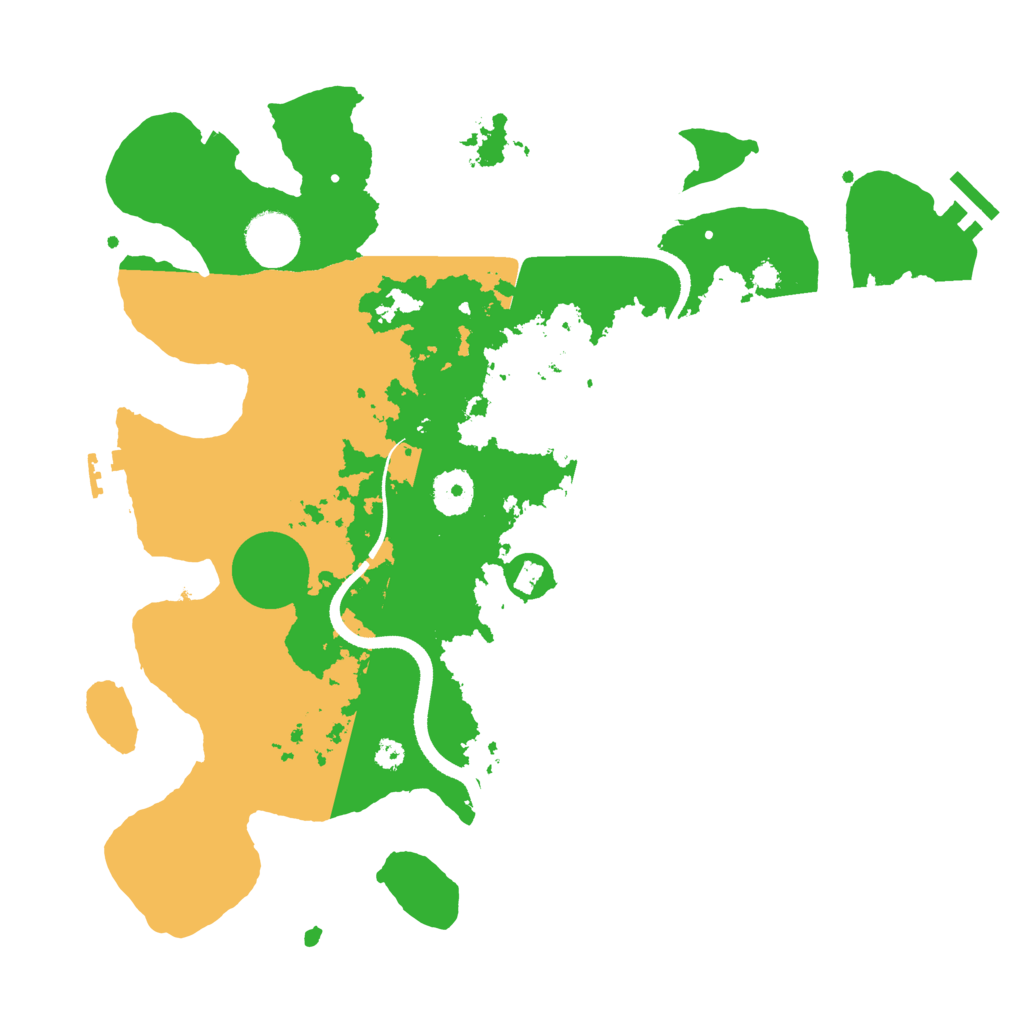 Biome Rust Map: Procedural Map, Size: 3500, Seed: 19491974