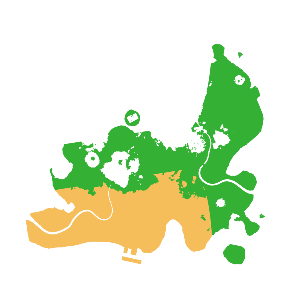 Biome Rust Map: Procedural Map, Size: 3000, Seed: 1830016962