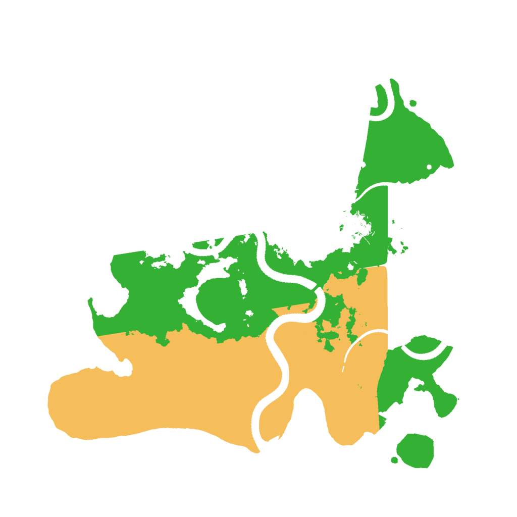 Biome Rust Map: Procedural Map, Size: 3000, Seed: 1830016962