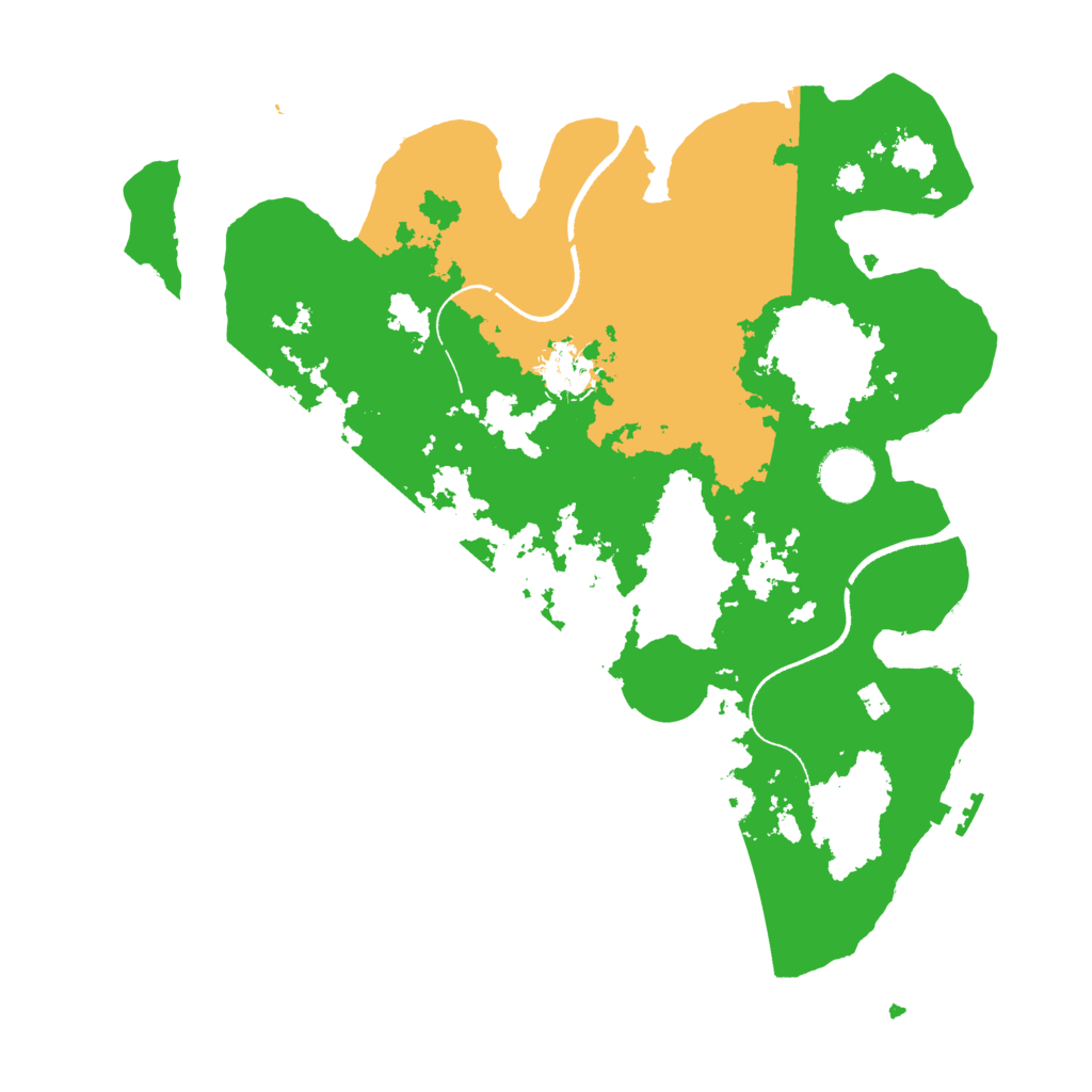 Biome Rust Map: Procedural Map, Size: 3500, Seed: 234131