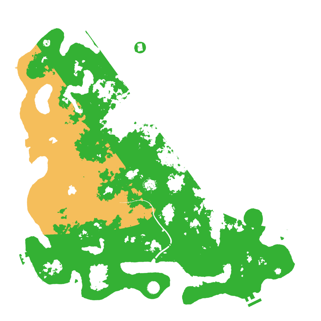 Biome Rust Map: Procedural Map, Size: 4500, Seed: 98769345