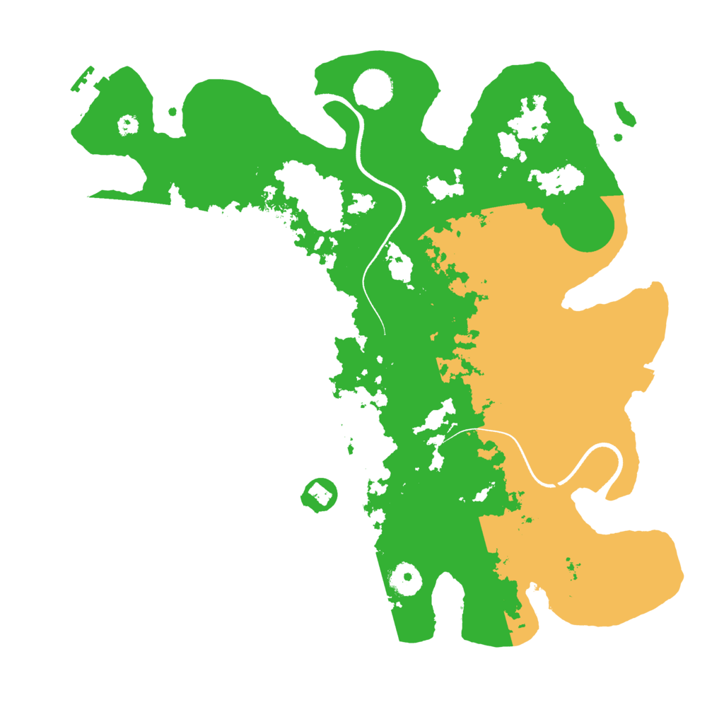 Biome Rust Map: Procedural Map, Size: 3500, Seed: 1010583313