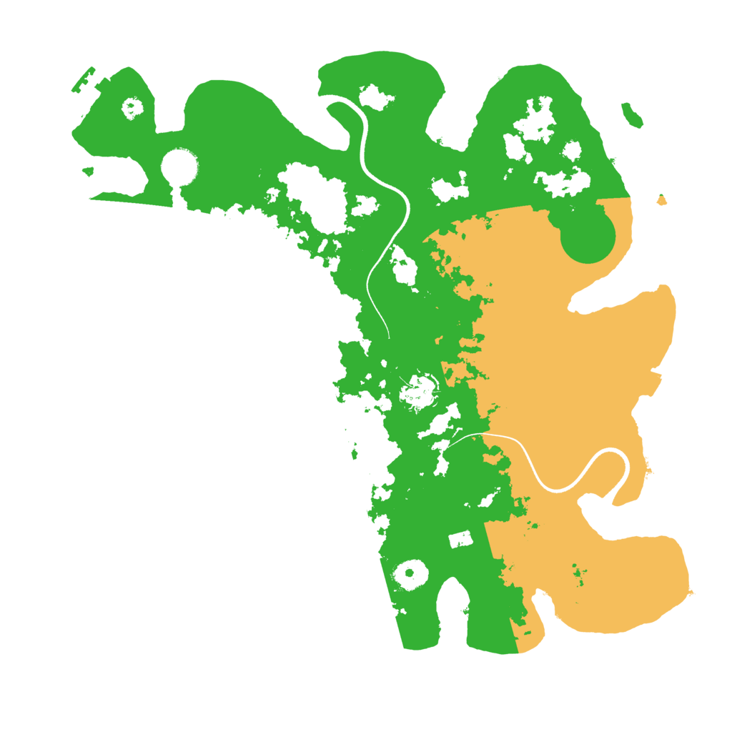 Biome Rust Map: Procedural Map, Size: 3500, Seed: 1010583313