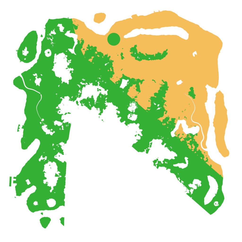 Biome Rust Map: Procedural Map, Size: 5000, Seed: 50004