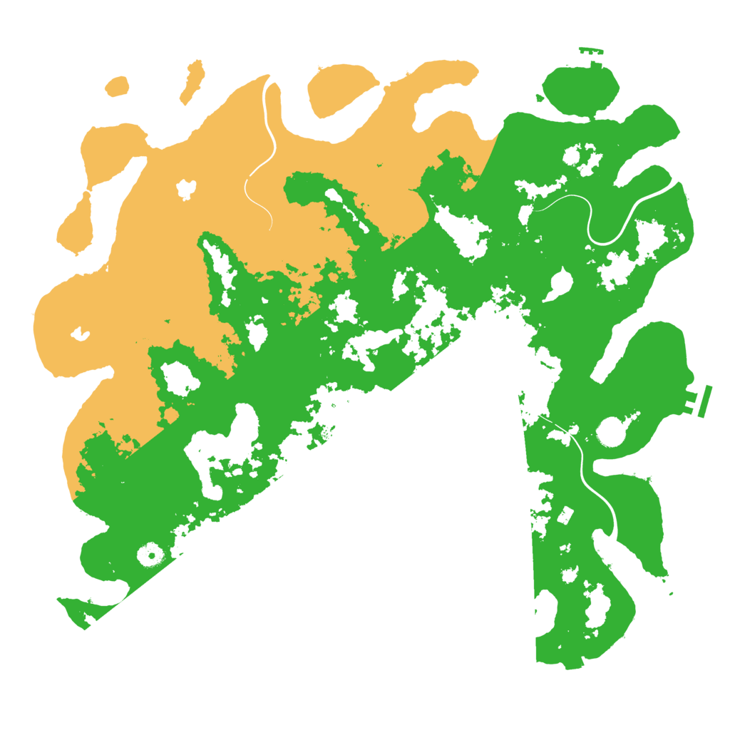 Biome Rust Map: Procedural Map, Size: 4500, Seed: 2112876808