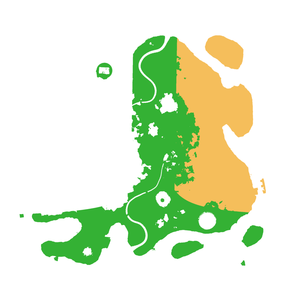 Biome Rust Map: Procedural Map, Size: 3000, Seed: 1563746583