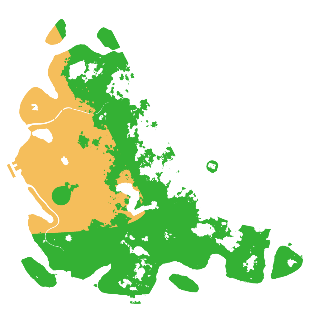 Biome Rust Map: Procedural Map, Size: 4500, Seed: 1787177080