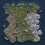 Thumbnail Rust Map: Procedural Map, Size: 3999, Seed: 355054077, 16 Monuments