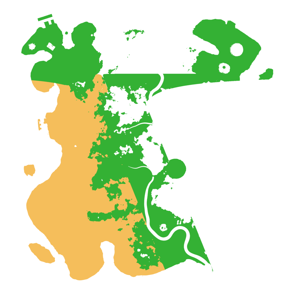 Biome Rust Map: Procedural Map, Size: 3999, Seed: 355054077