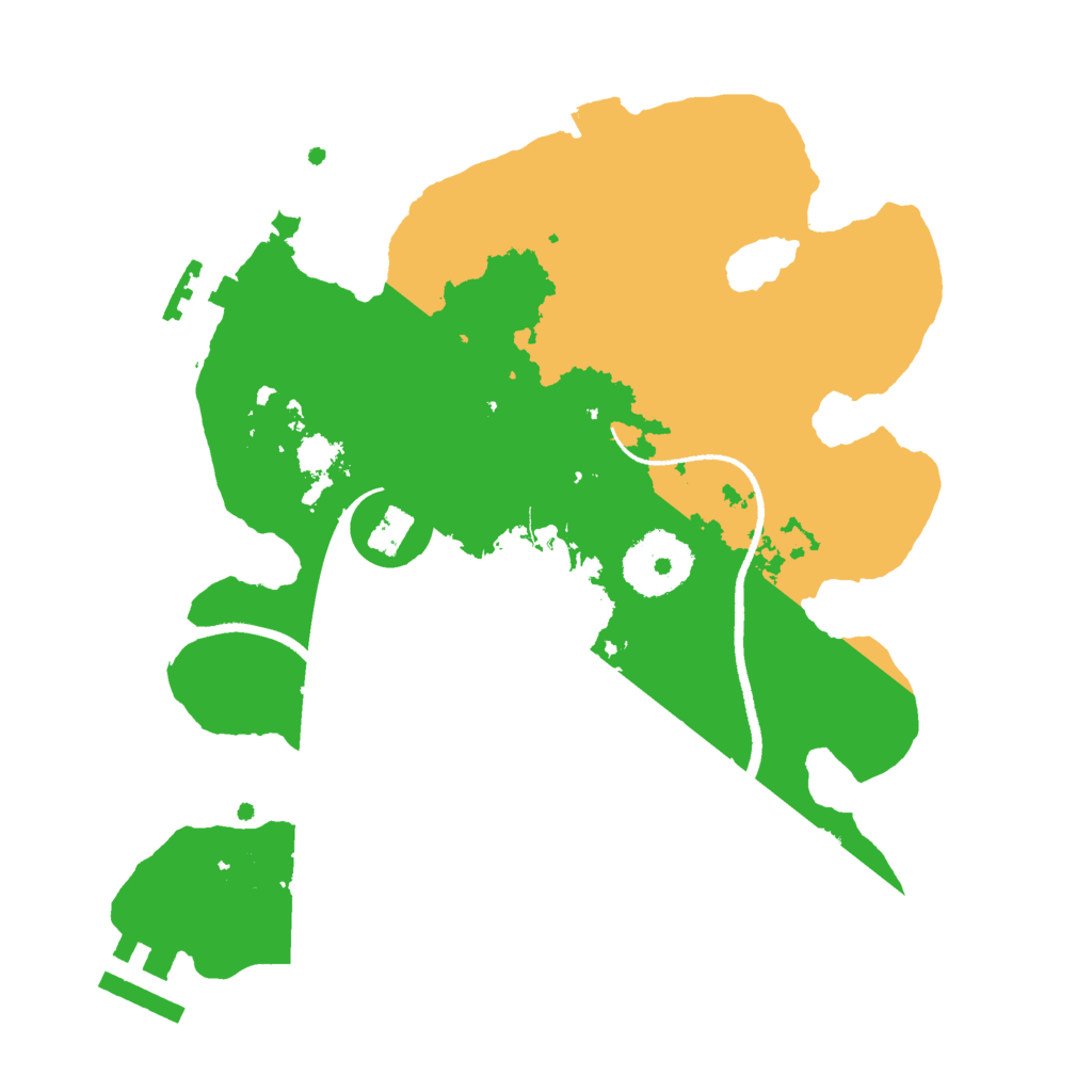 Biome Rust Map: Procedural Map, Size: 2500, Seed: 1836213350