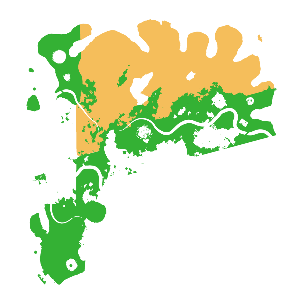 Biome Rust Map: Procedural Map, Size: 4000, Seed: 1369452278