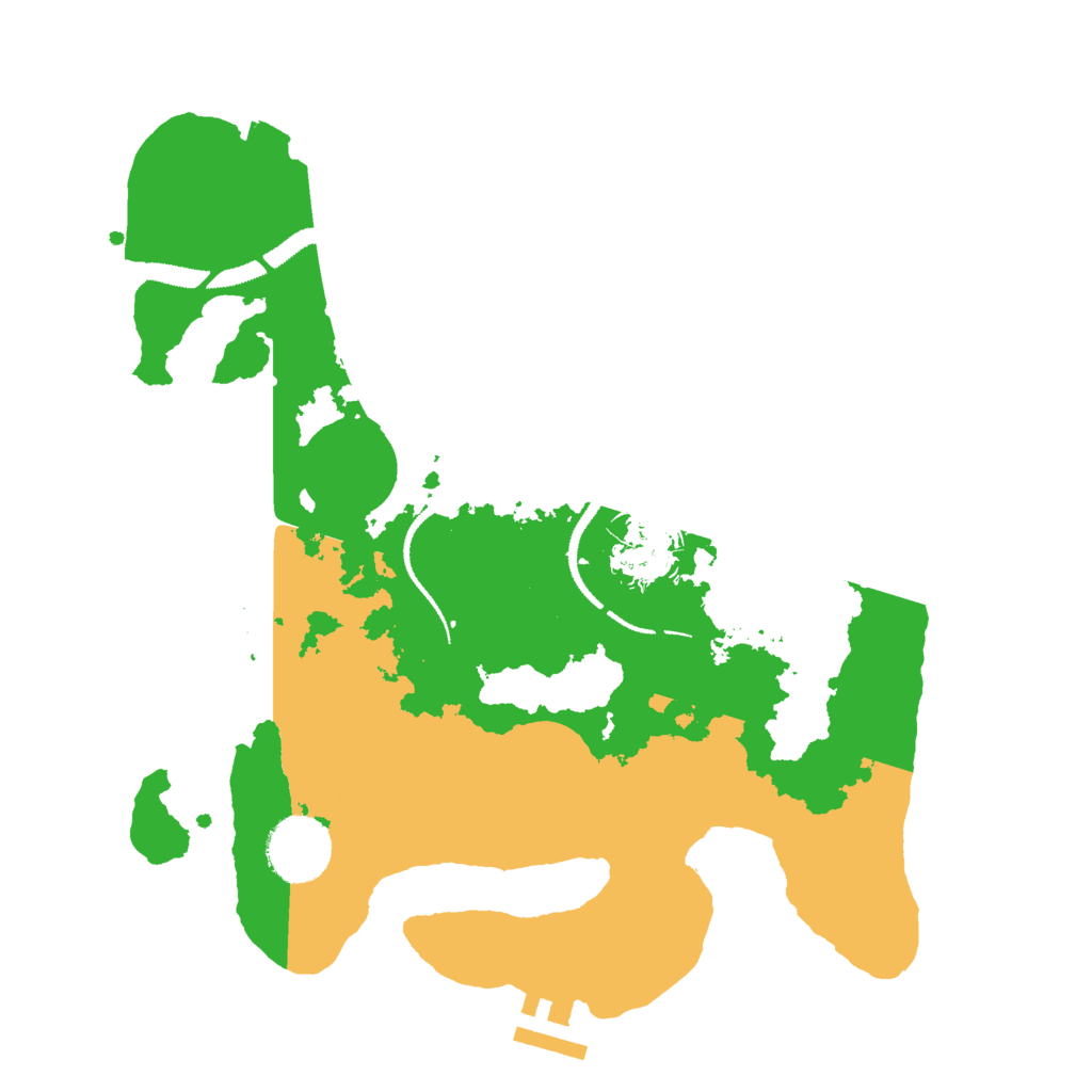 Biome Rust Map: Procedural Map, Size: 3000, Seed: 1477480427