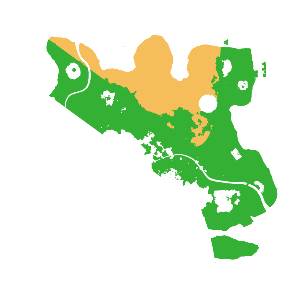 Biome Rust Map: Procedural Map, Size: 3000, Seed: 4417388