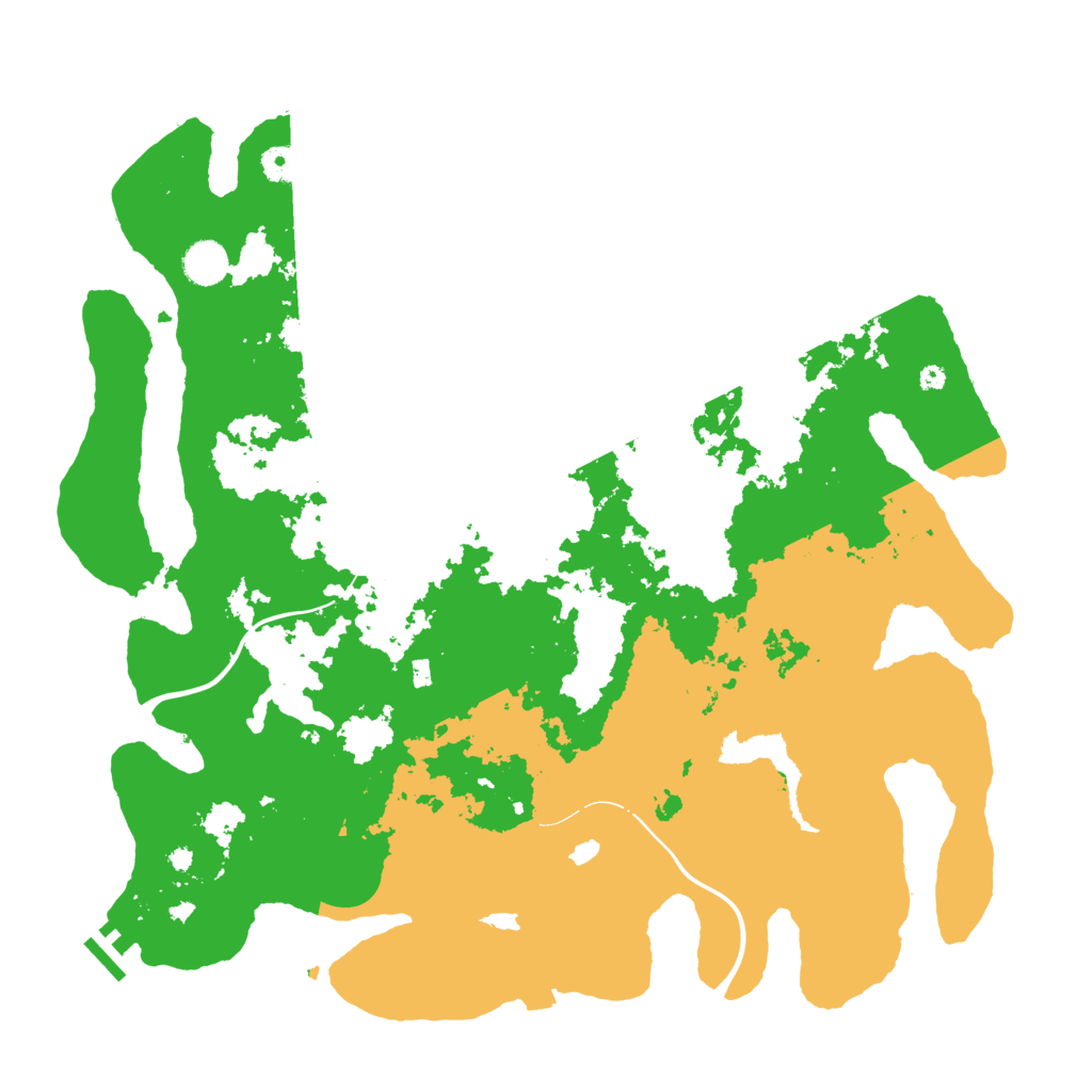 Biome Rust Map: Procedural Map, Size: 4250, Seed: 4553