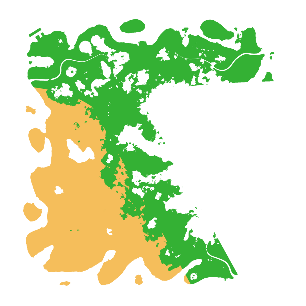 Biome Rust Map: Procedural Map, Size: 4500, Seed: 1762124745