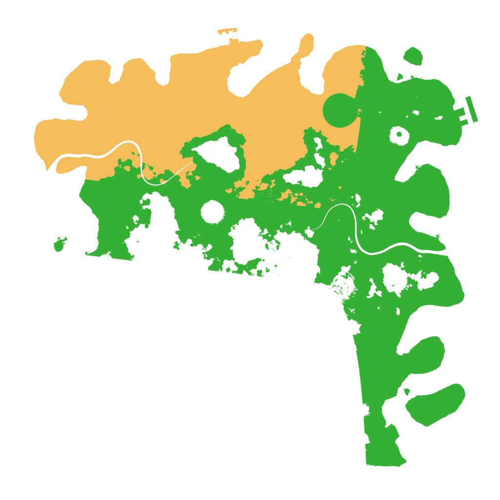 Biome Rust Map: Procedural Map, Size: 3850, Seed: 235373593