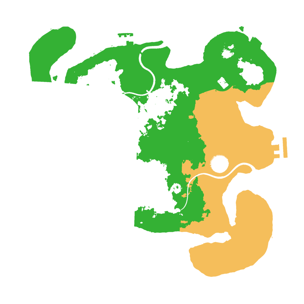 Biome Rust Map: Procedural Map, Size: 3018, Seed: 488863100