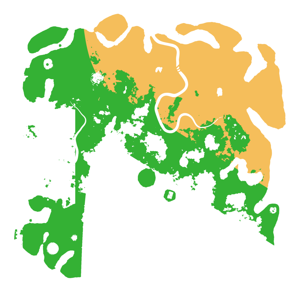 Biome Rust Map: Procedural Map, Size: 4500, Seed: 1870452596