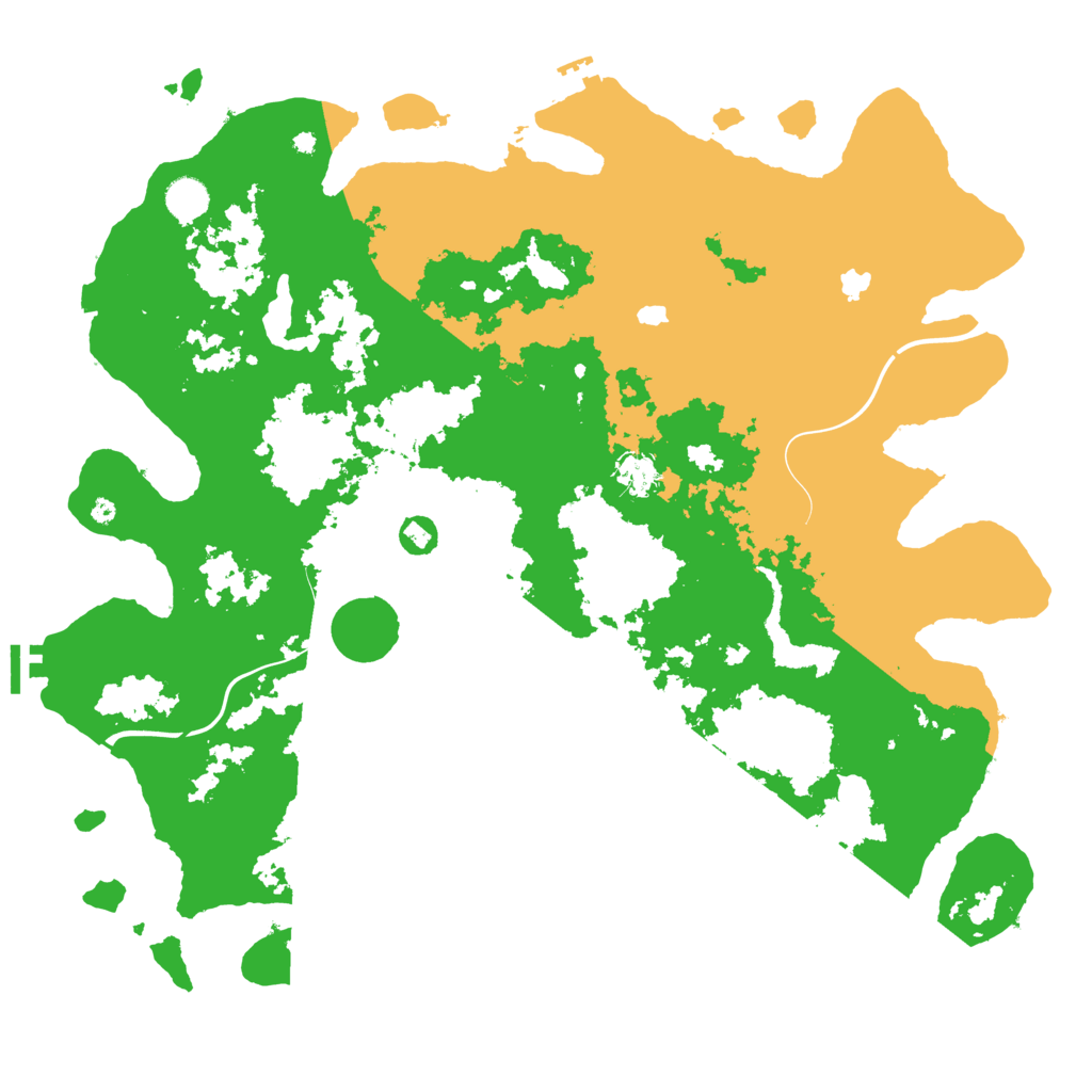 Biome Rust Map: Procedural Map, Size: 4500, Seed: 447204251