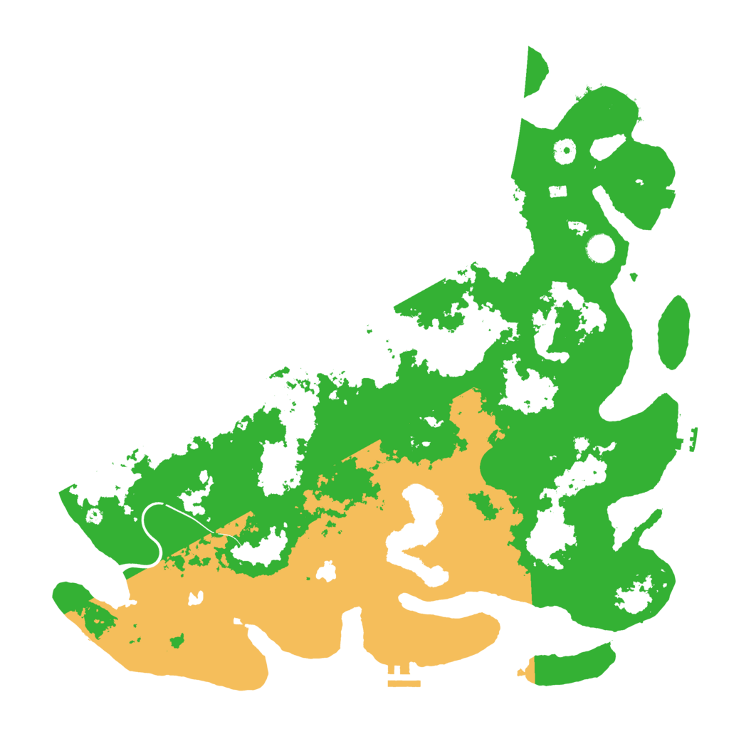 Biome Rust Map: Procedural Map, Size: 4500, Seed: 69423362