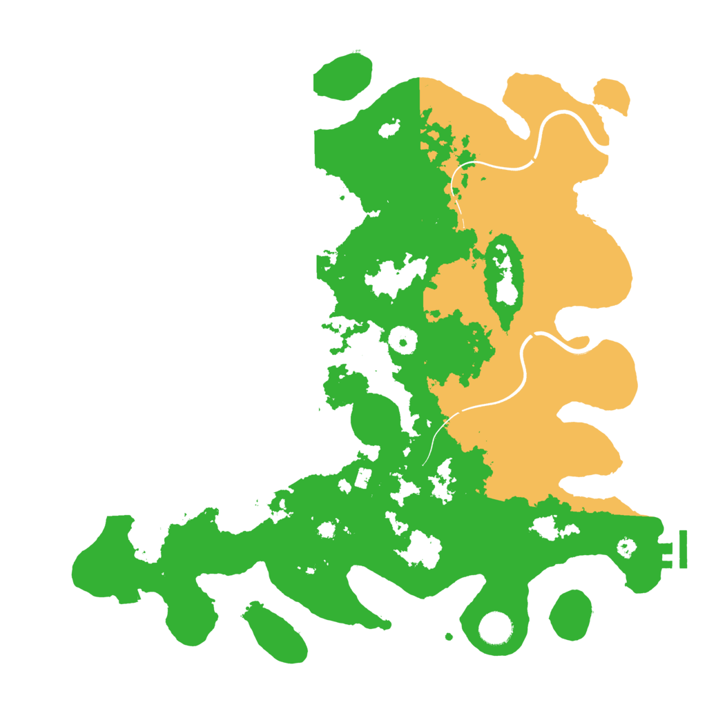 Biome Rust Map: Procedural Map, Size: 3750, Seed: 1992041504
