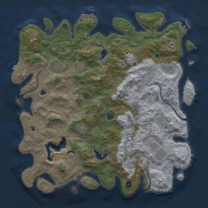 Thumbnail Rust Map: Procedural Map, Size: 4800, Seed: 2111793552, 16 Monuments