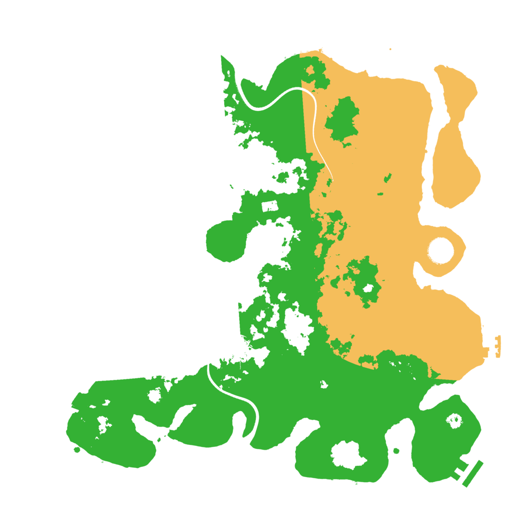 Biome Rust Map: Procedural Map, Size: 3550, Seed: 784889834