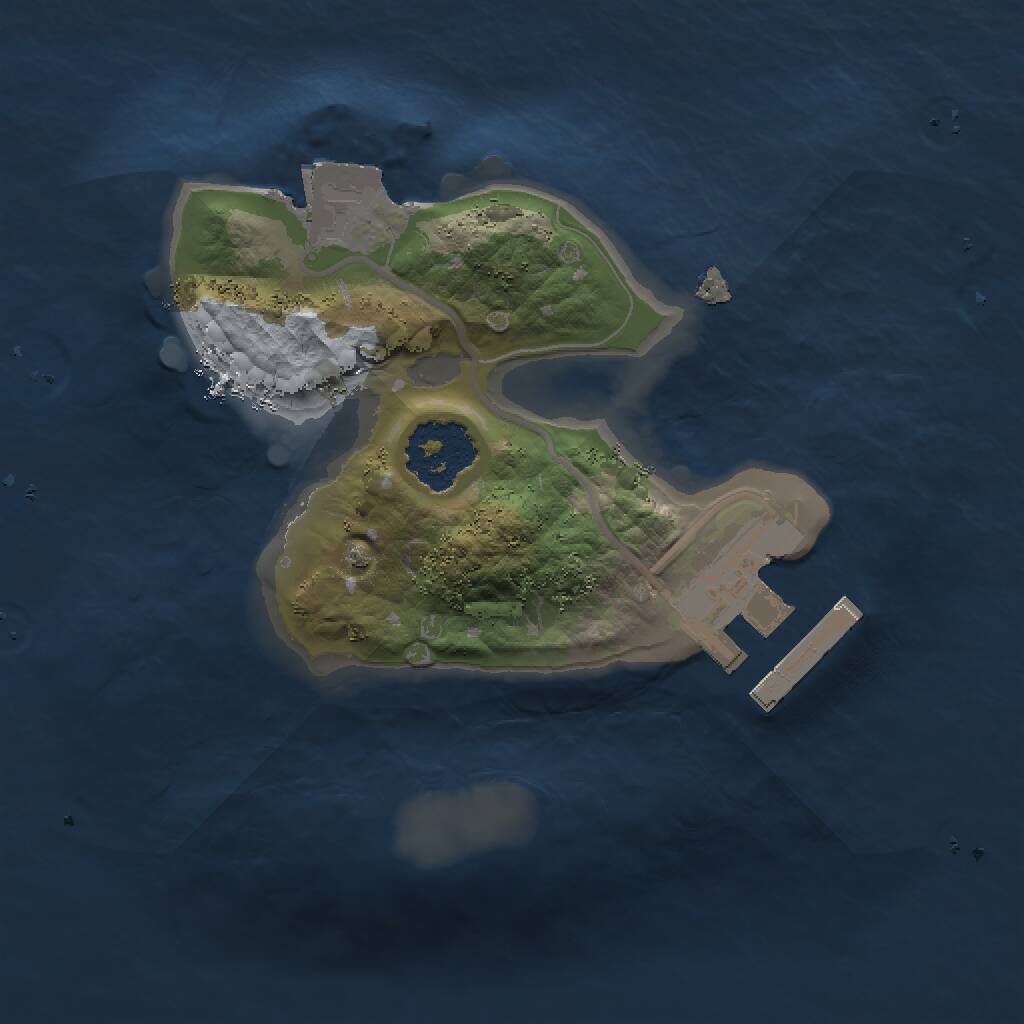 Rust Map: Procedural Map, Size: 1500, Seed: 527587696, 2 Monuments