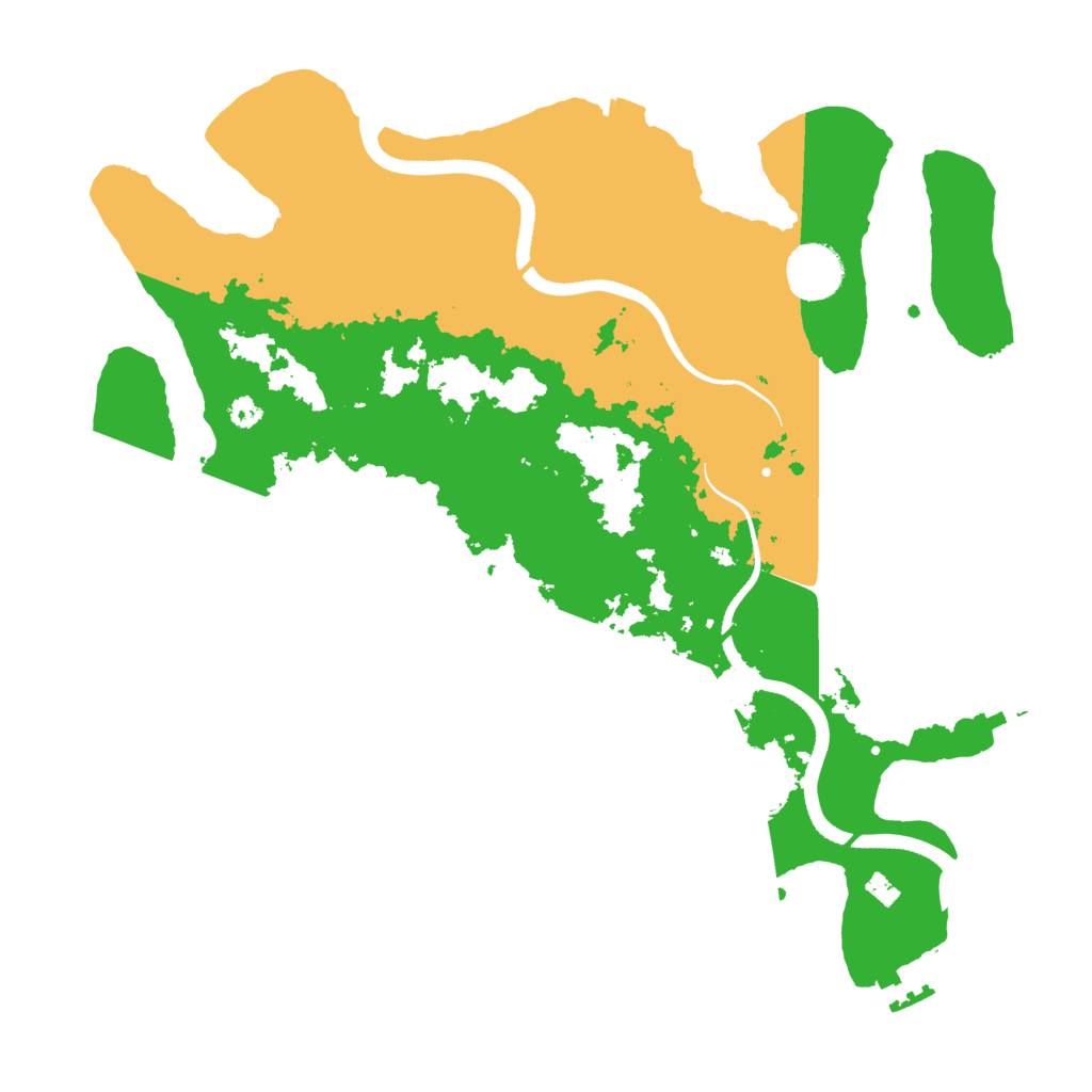 Biome Rust Map: Procedural Map, Size: 3500, Seed: 1373000742