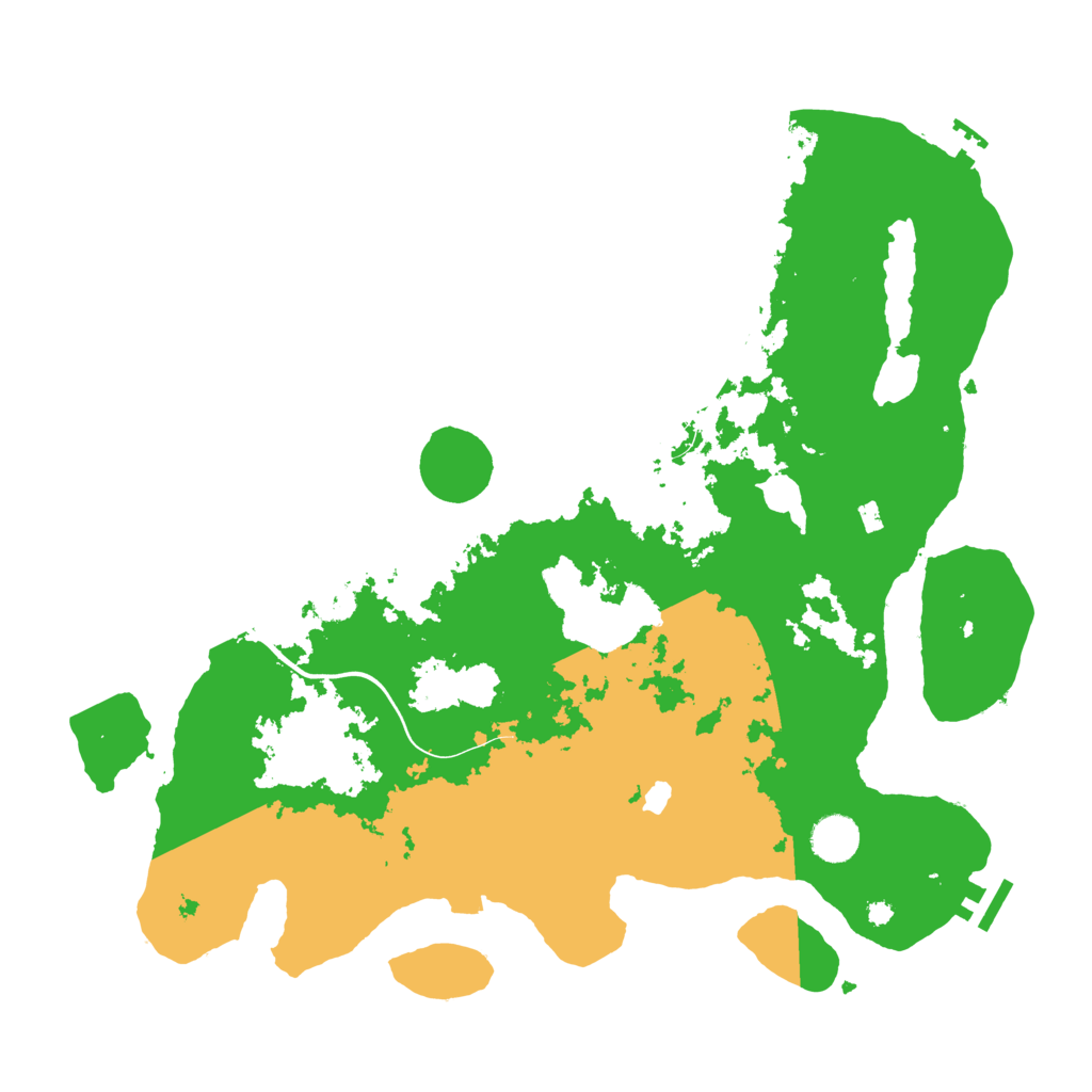 Biome Rust Map: Procedural Map, Size: 4000, Seed: 1336459147