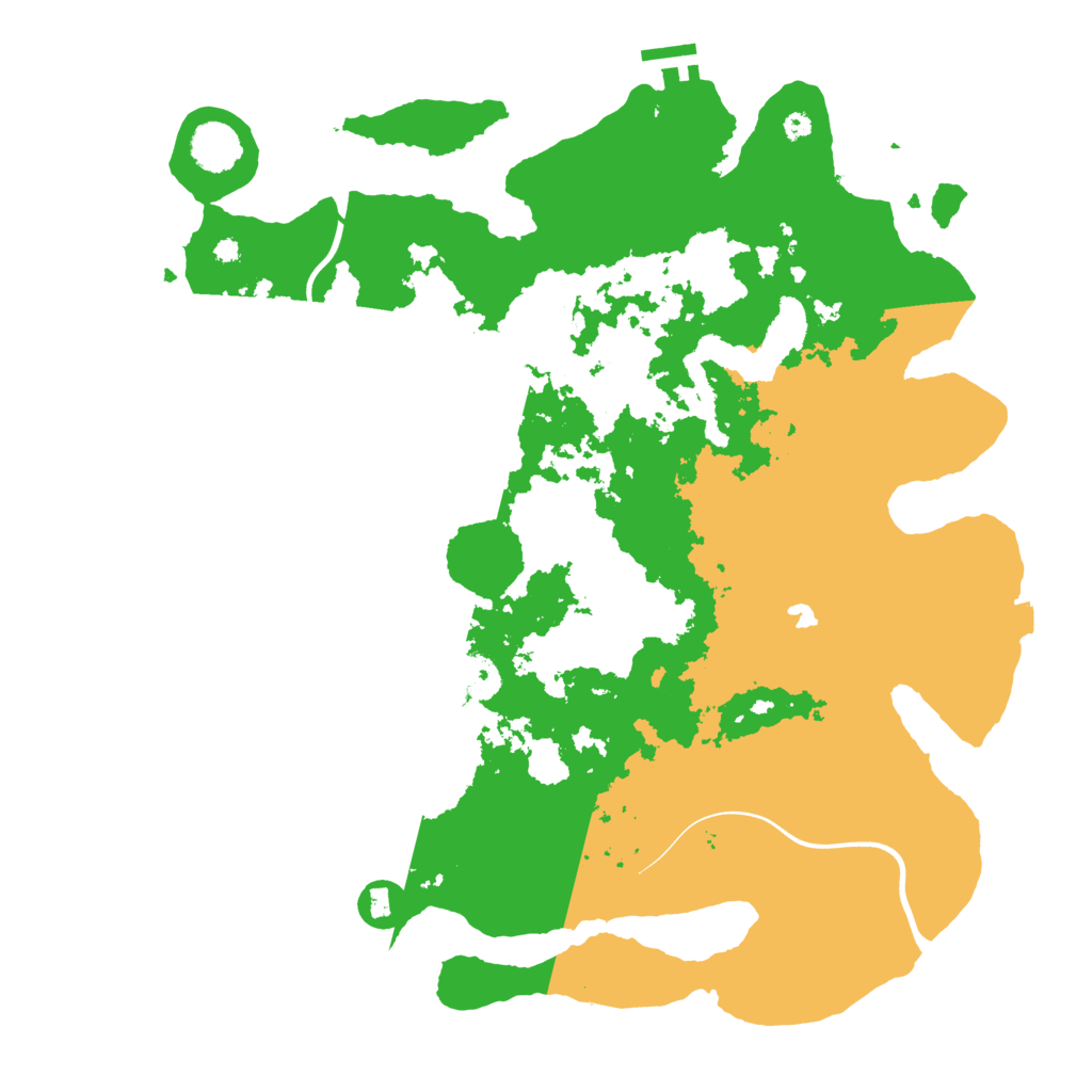 Biome Rust Map: Procedural Map, Size: 4000, Seed: 192651