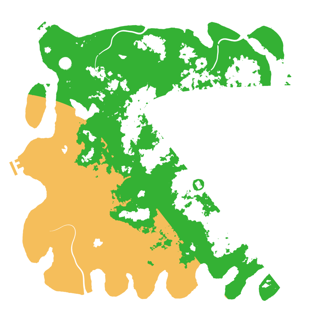 Biome Rust Map: Procedural Map, Size: 4500, Seed: 162407260