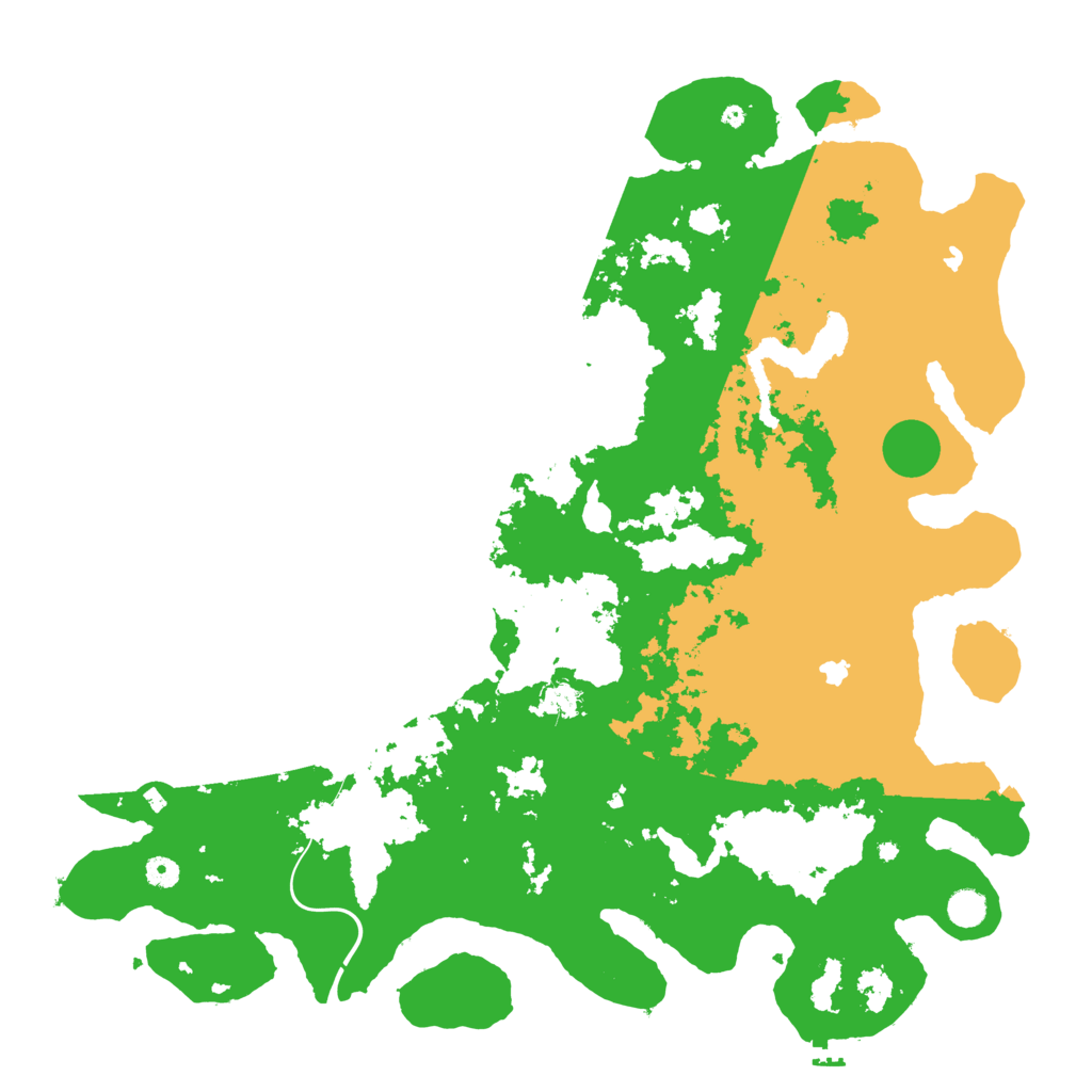 Biome Rust Map: Procedural Map, Size: 5000, Seed: 223392738