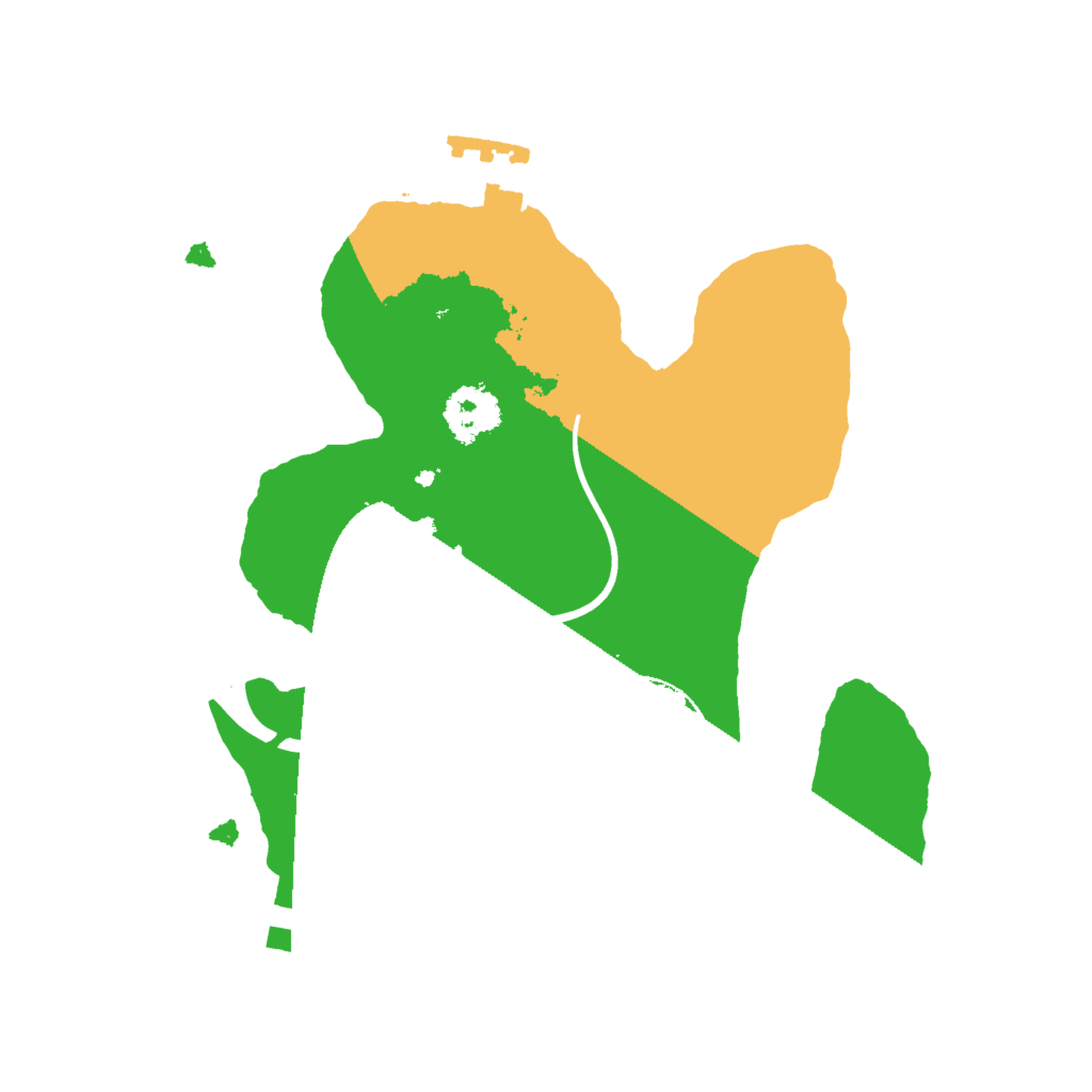 Biome Rust Map: Procedural Map, Size: 2000, Seed: 972524234