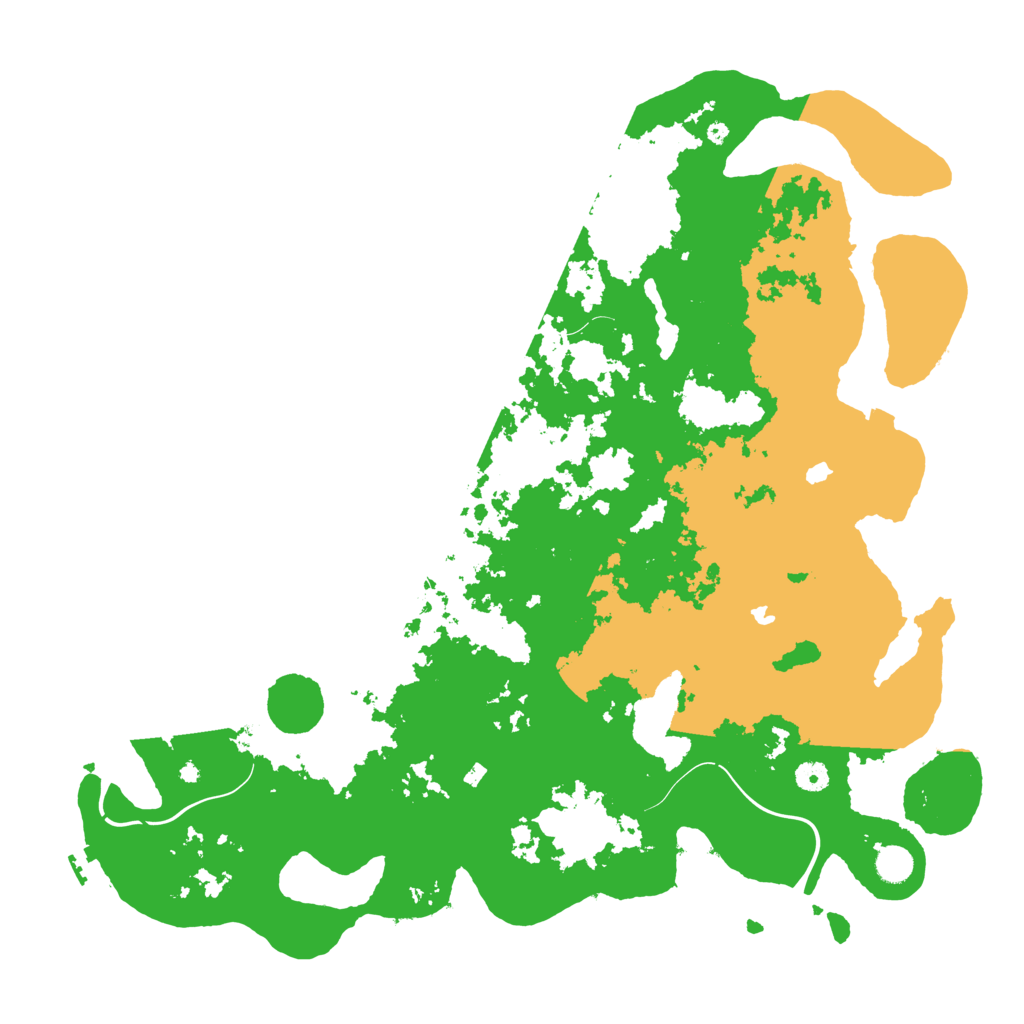 Biome Rust Map: Procedural Map, Size: 4800, Seed: 148535286