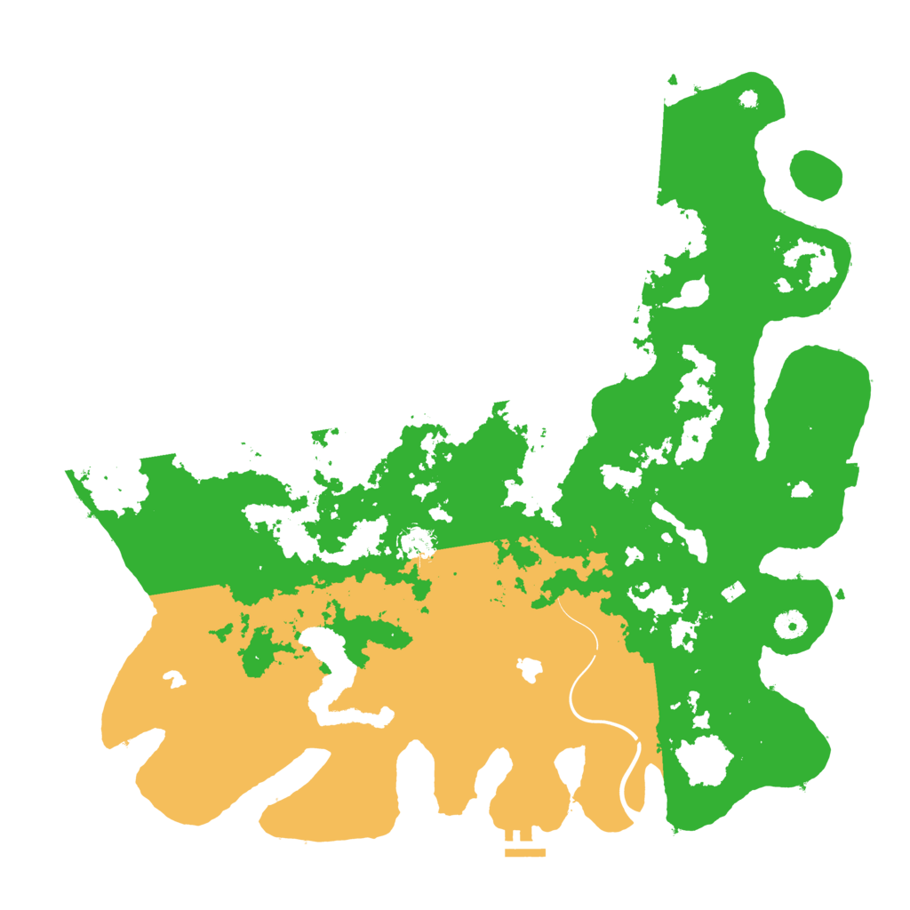Biome Rust Map: Procedural Map, Size: 4500, Seed: 287355049