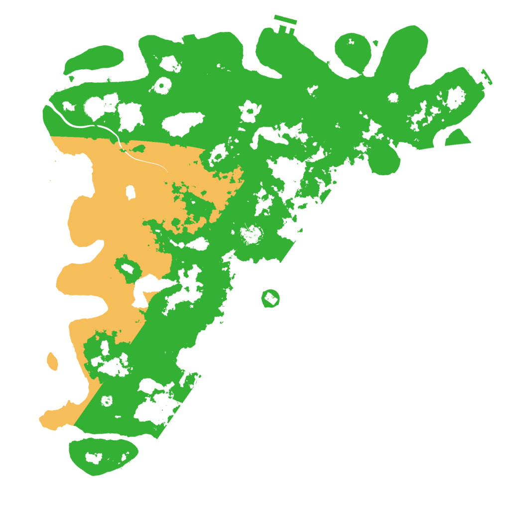 Biome Rust Map: Procedural Map, Size: 4500, Seed: 822081711