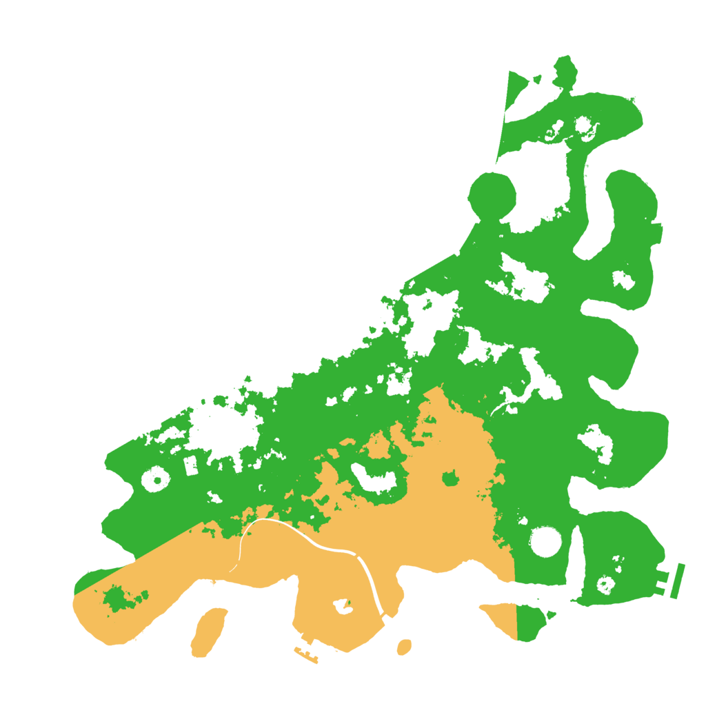 Biome Rust Map: Procedural Map, Size: 4000, Seed: 719142567