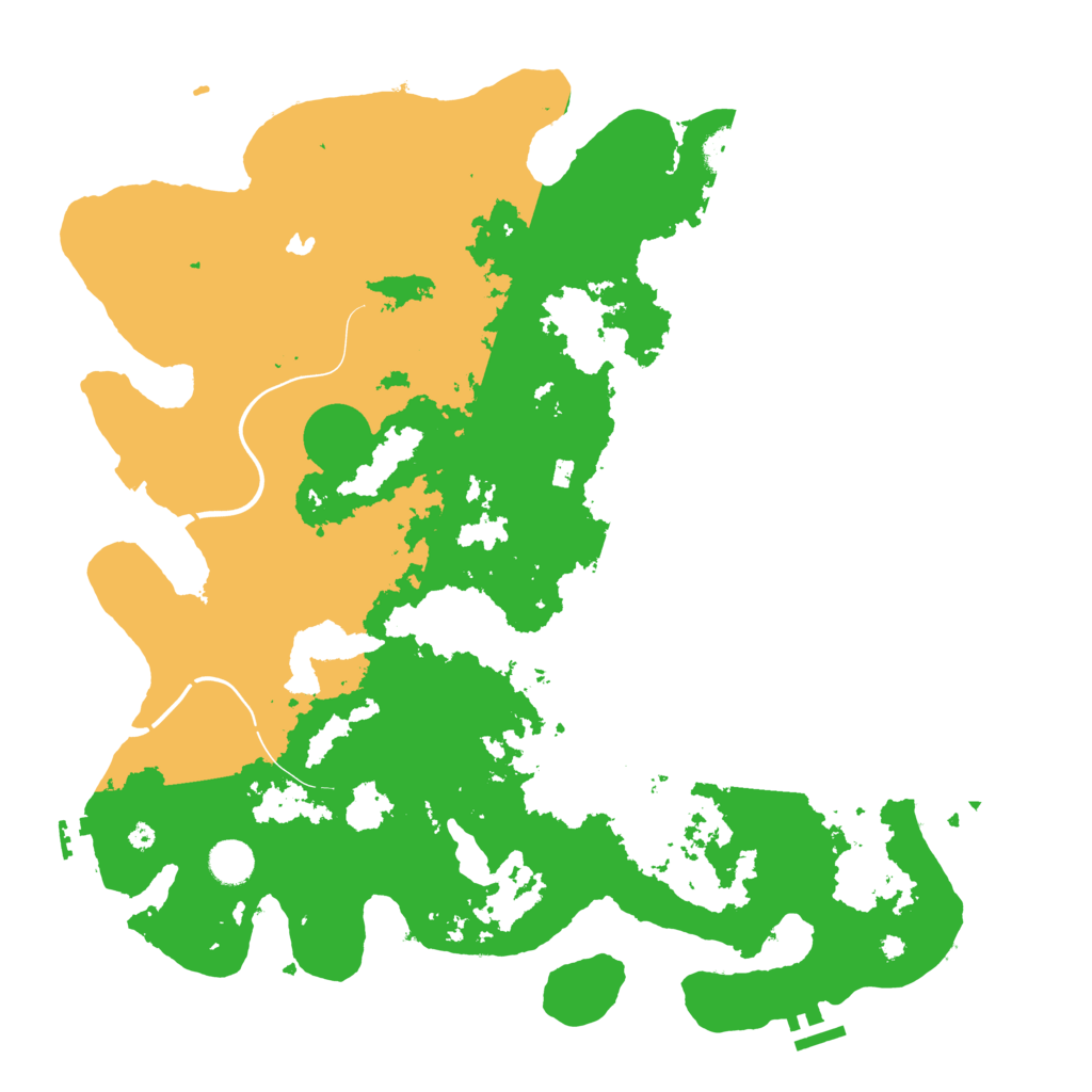 Biome Rust Map: Procedural Map, Size: 4250, Seed: 1354814903