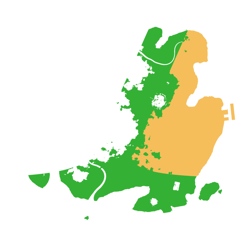 Biome Rust Map: Procedural Map, Size: 3000, Seed: 1073947480