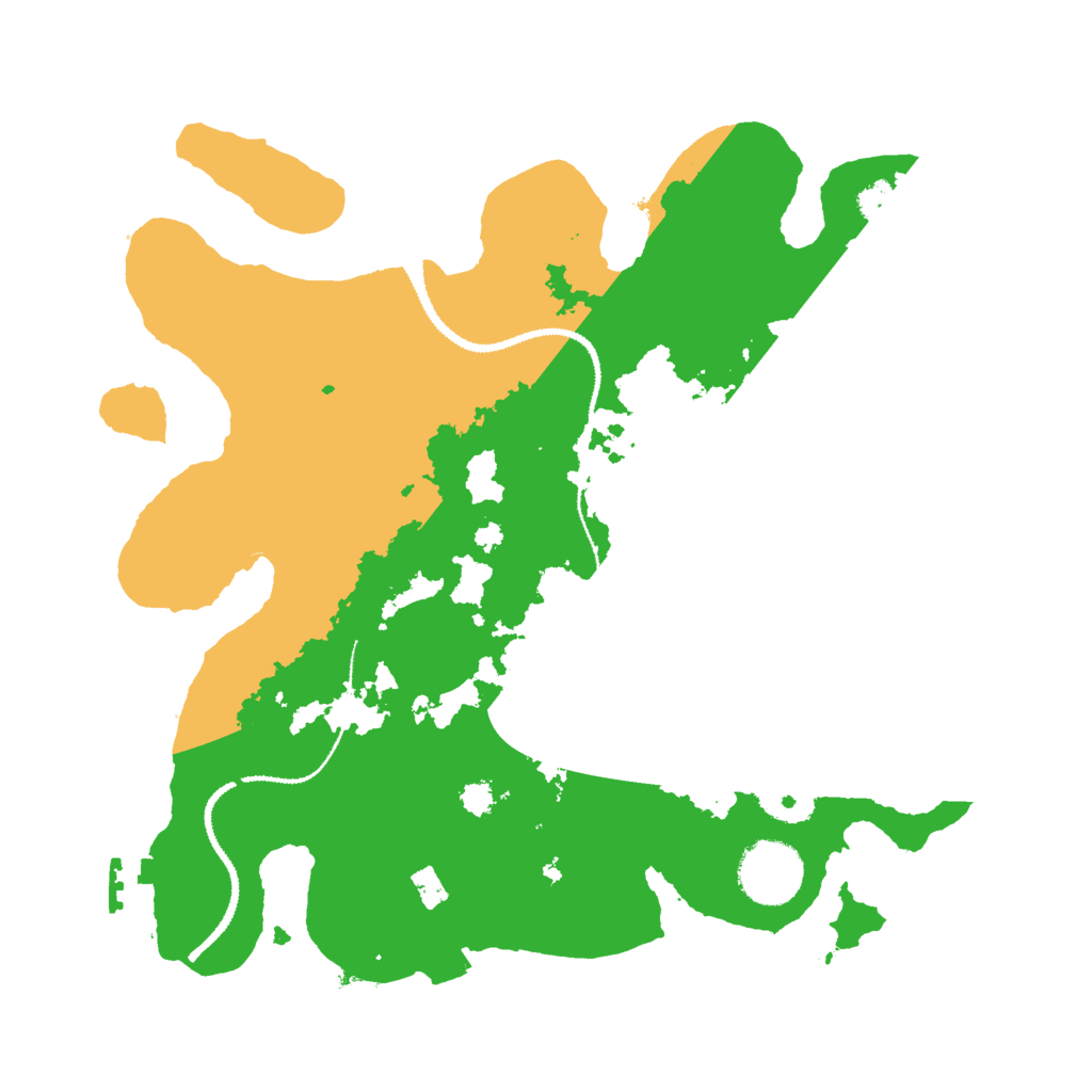 Biome Rust Map: Procedural Map, Size: 3000, Seed: 87415
