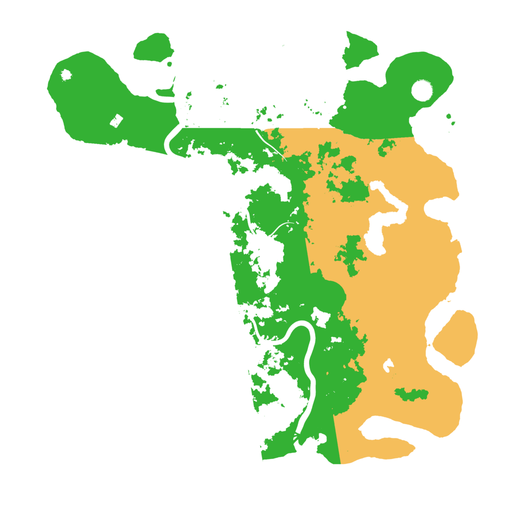 Biome Rust Map: Procedural Map, Size: 4250, Seed: 538227801