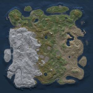 Thumbnail Rust Map: Procedural Map, Size: 4250, Seed: 538227801, 15 Monuments