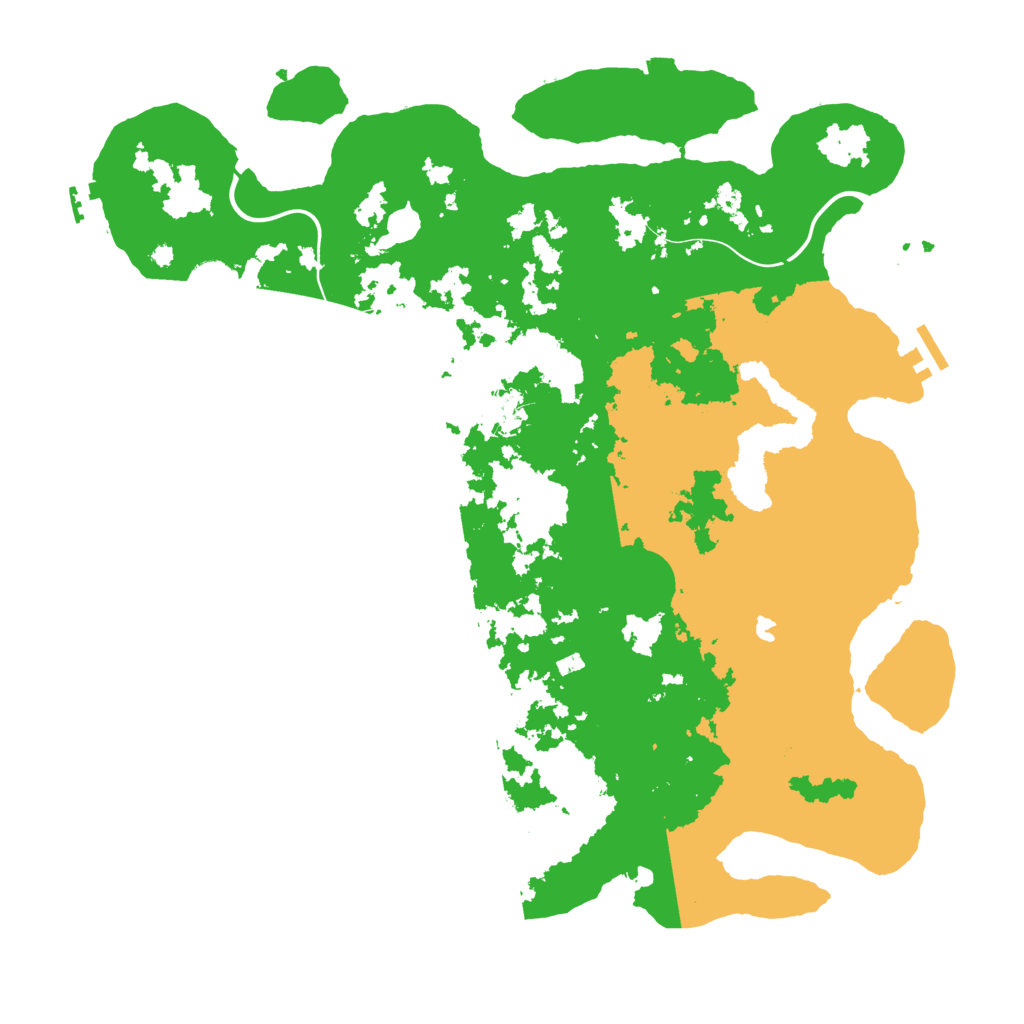 Biome Rust Map: Procedural Map, Size: 4250, Seed: 538227801