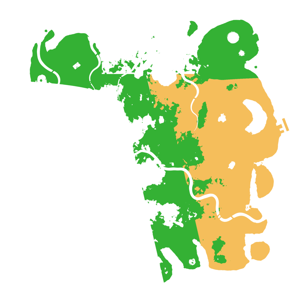 Biome Rust Map: Procedural Map, Size: 4500, Seed: 1750159622