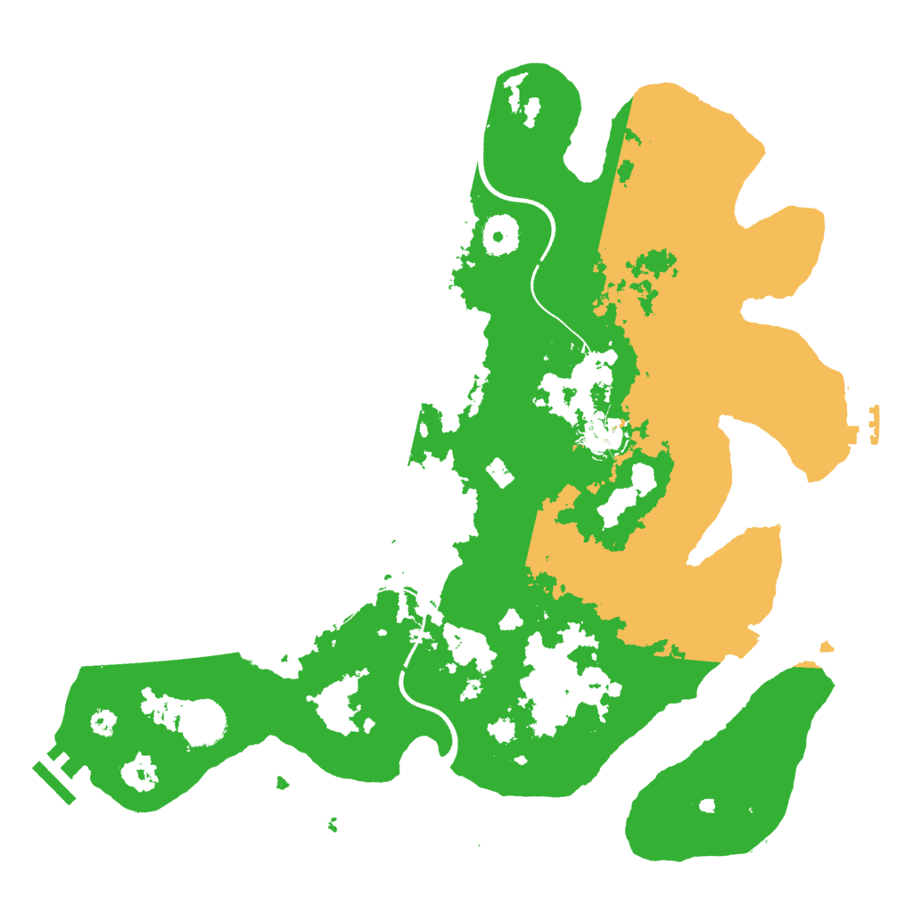 Biome Rust Map: Procedural Map, Size: 3500, Seed: 2103747112