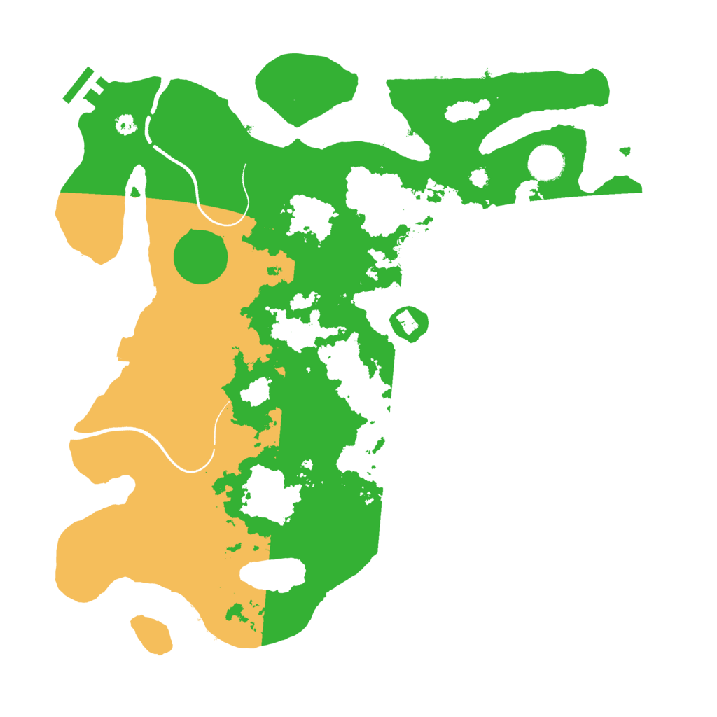 Biome Rust Map: Procedural Map, Size: 3500, Seed: 250520694