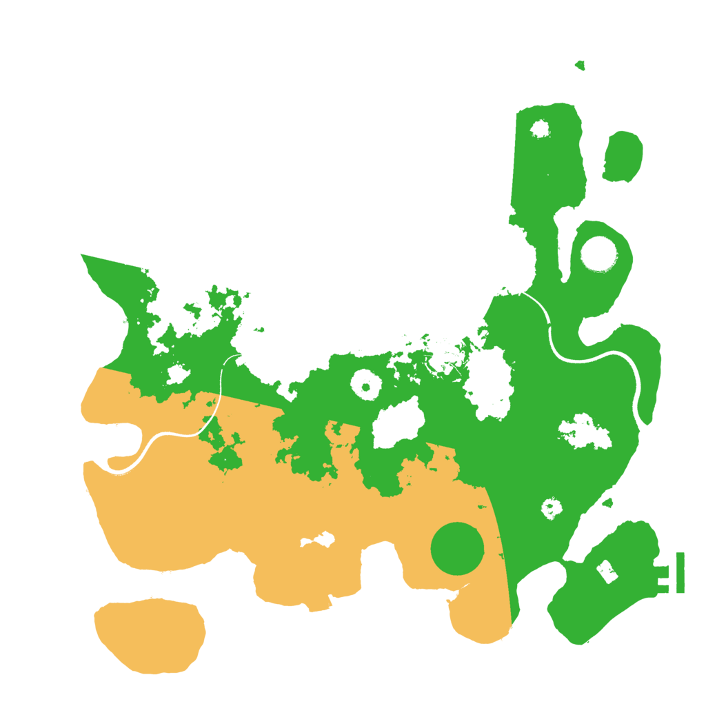 Biome Rust Map: Procedural Map, Size: 3500, Seed: 1047380711