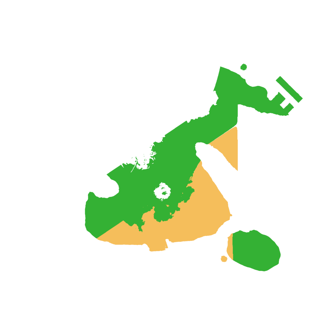 Biome Rust Map: Procedural Map, Size: 2000, Seed: 1478462242