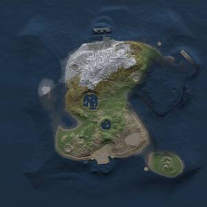 Thumbnail Rust Map: Procedural Map, Size: 2000, Seed: 1478462242, 5 Monuments